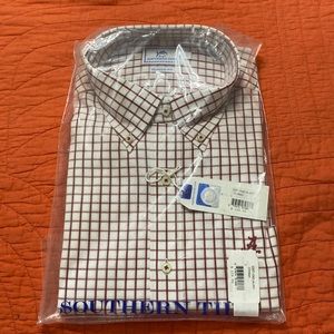 Alabama Southern Tide Classic Fit Men’s Button Down Large Crimson Tide